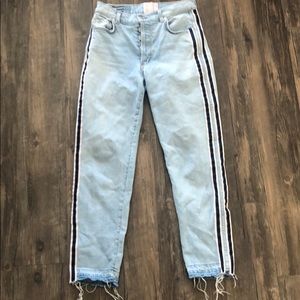 REVICE denim accent jeans